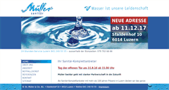 Desktop Screenshot of mueller-sanitaer.ch